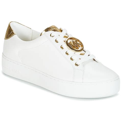 michael kors basket blanche|Baskets femme Michael Michael Kors .